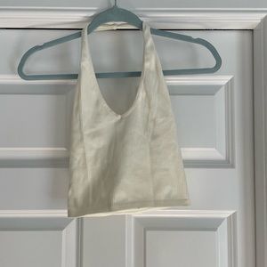 Urban outfitters out from under cream/white halter top